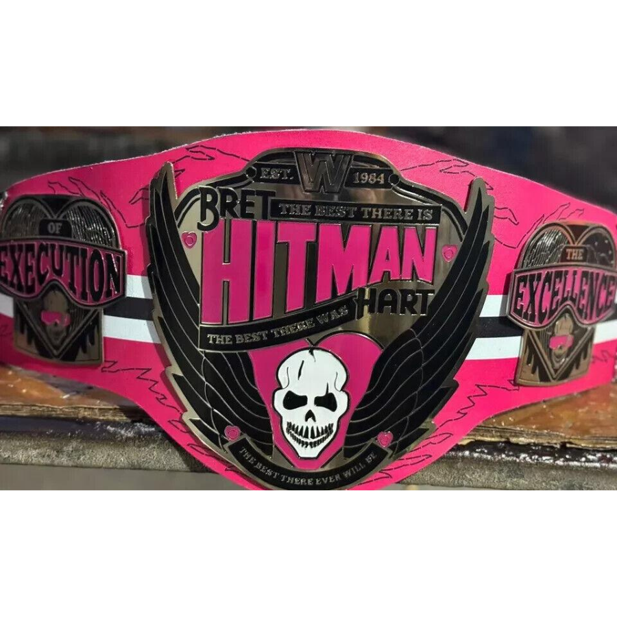 The Bret Hart Legacy Championship Replica Title Belt