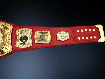 Custom Fancy Football Spinner Championship Belt