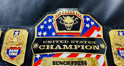 Customizable Bench Press United States Championship Belt