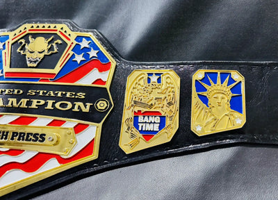 Customizable Bench Press United States Championship Belt