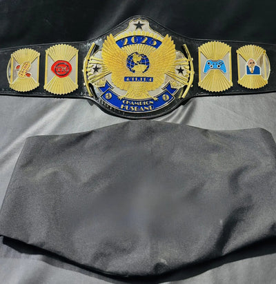 Customizable Bride & Groom Championship Belts