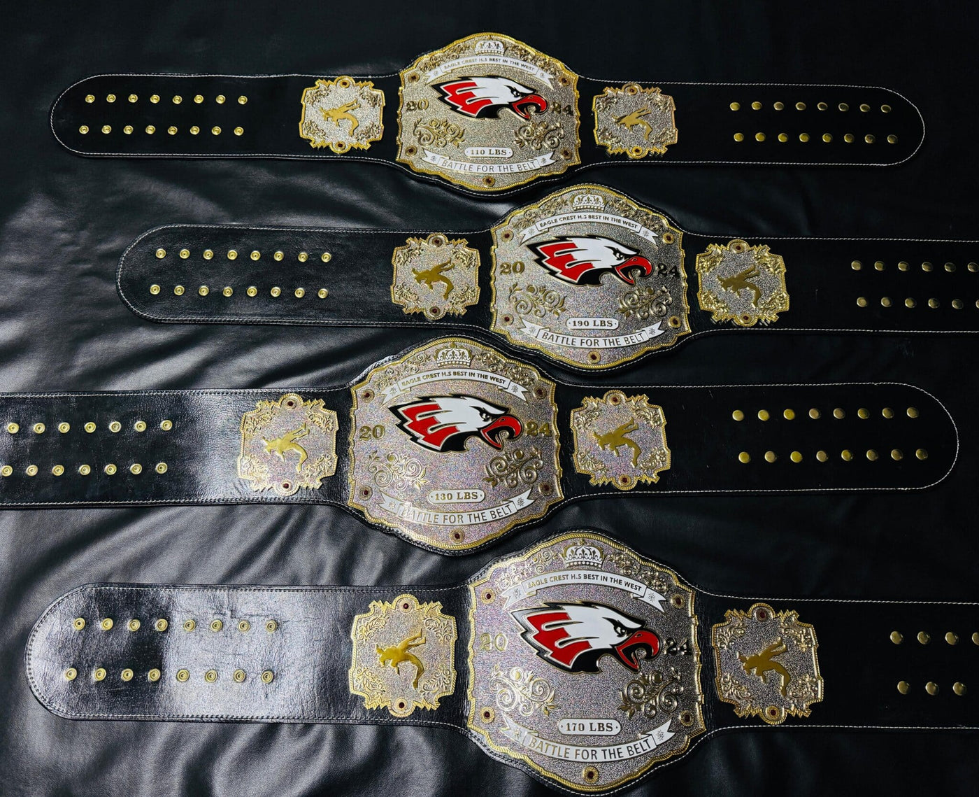 Customizable Eagle Crest HS Wrestling Belt