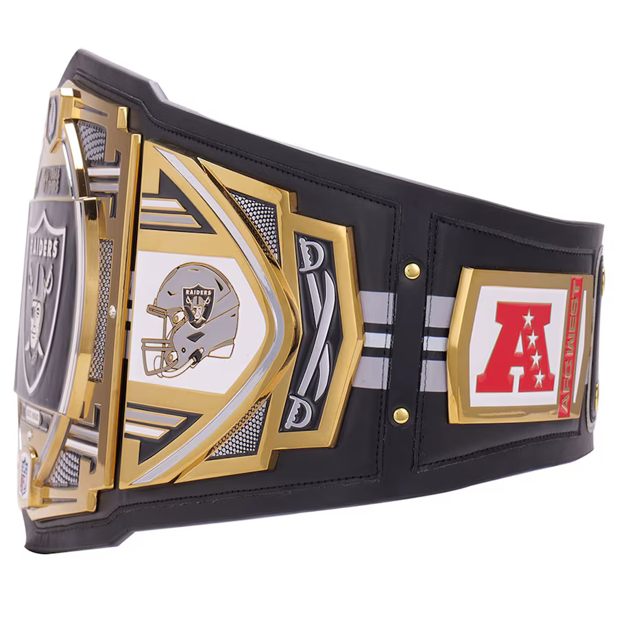 Las Vegas Raiders WWE Legacy Title Belt