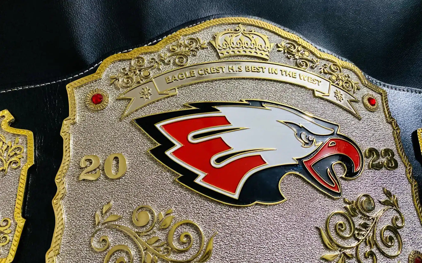 Customizable Eagle Crest HS Wrestling Belt