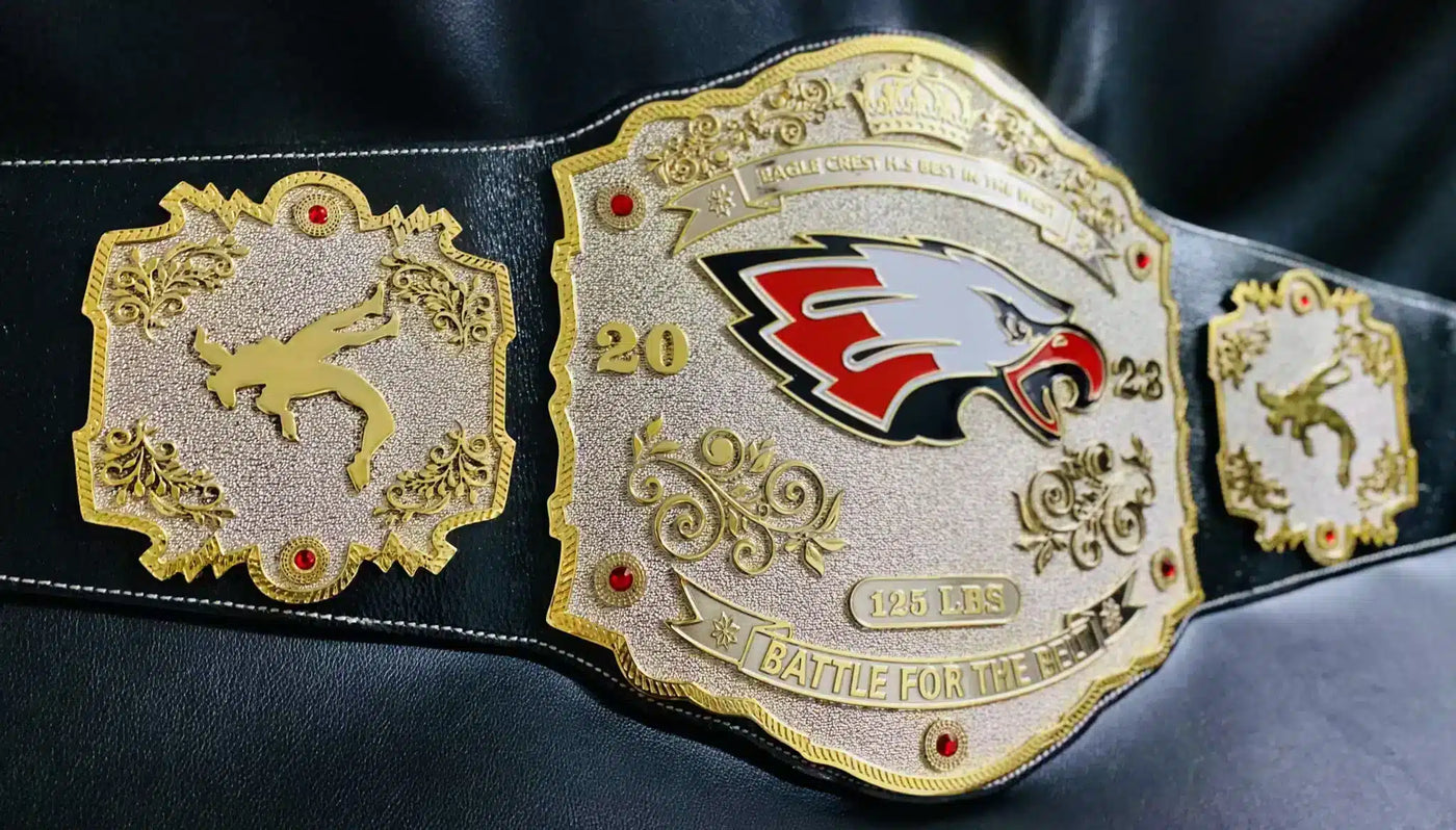 Customizable Eagle Crest HS Wrestling Belt