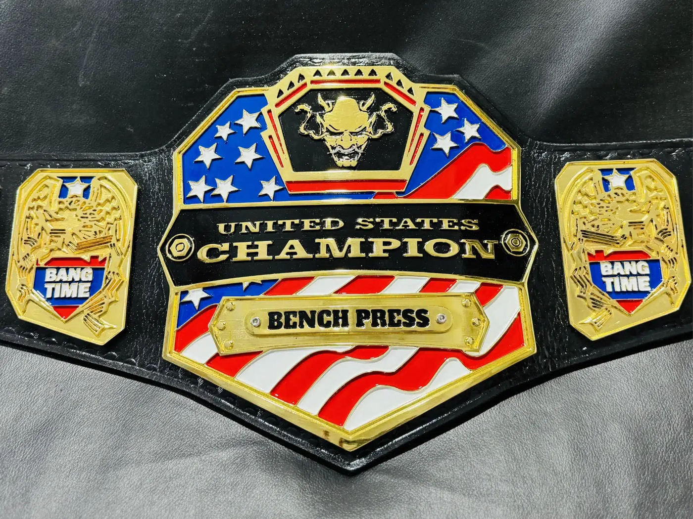 Customizable Bench Press United States Championship Belt